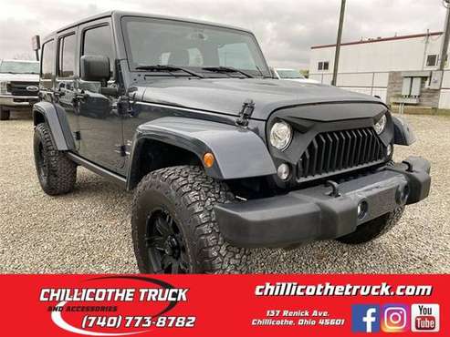 2017 Jeep Wrangler Unlimited Sahara - cars & trucks - by dealer -... for sale in Chillicothe, OH