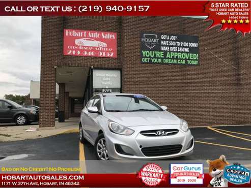 2014 HYUNDAI ACCENT GLS $500-$1000 MINIMUM DOWN PAYMENT!! APPLY... for sale in Hobart, IL