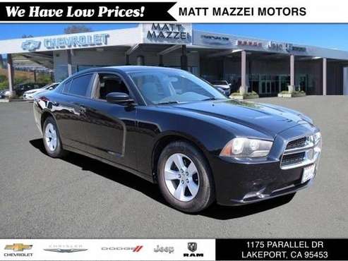 2013 Dodge Charger sedan SE (Black Clearcoat) - - by for sale in Lakeport, CA