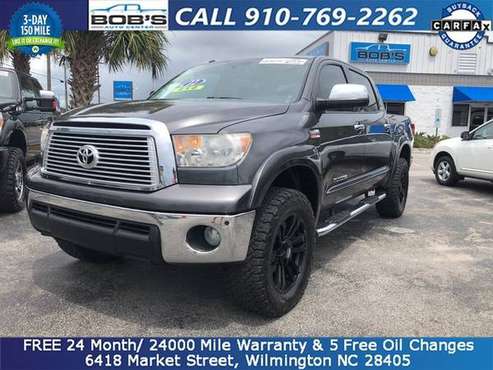 2012 TOYOTA TUNDRA 4WD TRUCK LTD Easy Financing for sale in Wilmington, NC