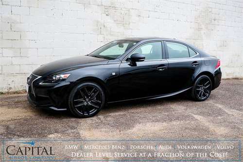 14 Lexus IS 250 AWD with F-Sport Pkg! Incredible Driving Luxury... for sale in Eau Claire, WI