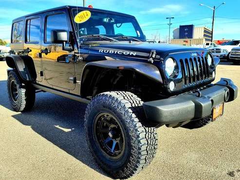 2014 Jeep Wrangler Rubicon Lifted unlimited leather hard top Call for sale in Wheat Ridge, CO