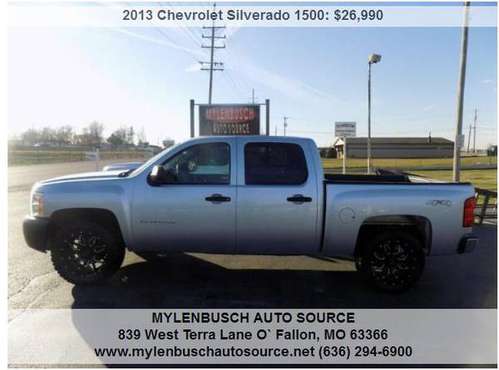 2013 CHEVY SILVERADO 1500 CREW CAB 4X4 NEW WHEELS & TIRES ~23K... for sale in O Fallon, MO