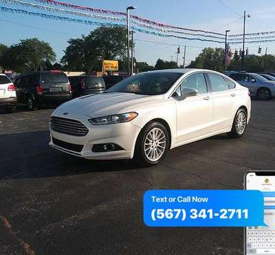 2015 Ford Fusion 4d Sedan SE 1.5L EcoBoost DC LOW PRICES WHY PAY... for sale in Northwood, OH