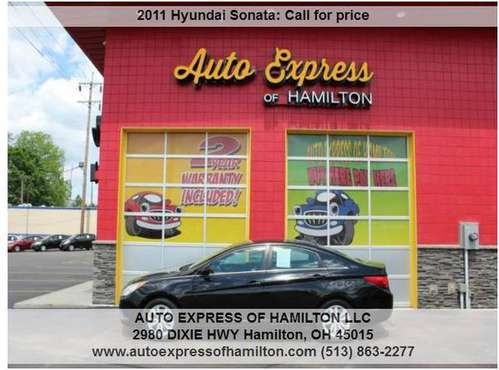 2011 Hyundai Sonata 799 Down TAX Buy here Pay Here for sale in Hamilton, OH