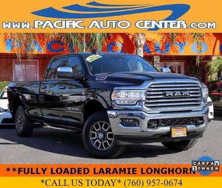 2019 Ram 3500 Laramie Longhorn Diesel Crew Cab Truck 35068 - cars & for sale in Fontana, CA