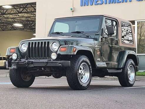 1997 Jeep Wrangler TJ SAHARA/4X4/6-Cyl/4 0L/5 SPEED MANUAL for sale in Portland, OR