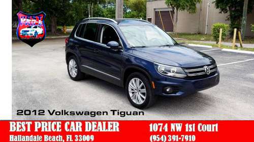 2012 VOLKSWAGEN TIGUAN SUV***SALE***BAD CREDIT APPROVED + LOW PAYMENTS for sale in Hallandale, FL