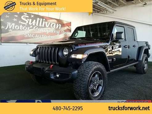 2020 Jeep Gladiator Rubicon 4x4 4dr Crew Cab 5 0 ft SB with - cars for sale in Mesa, AZ