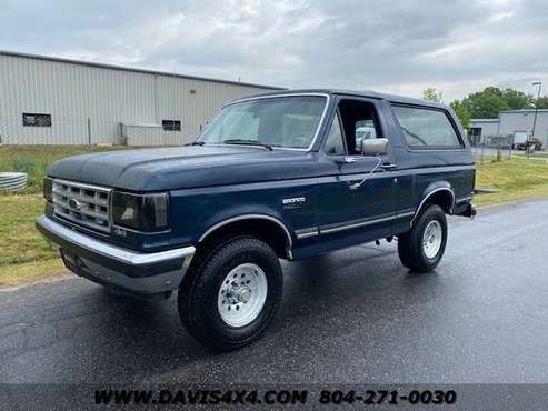 1988 Ford Bronco XLT 4x4 - - by dealer - vehicle for sale in Richmond , VA