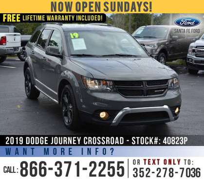 *** 2019 Dodge Journey Crossroad *** Cruise Control - Push to Start... for sale in Alachua, FL