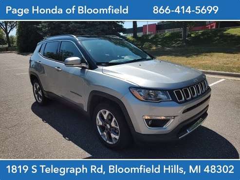 2019 Jeep Compass Limited 4WD for sale in BLOOMFIELD HILLS, MI