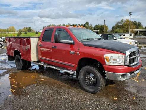 2007 Dodge Ram 3500 HD 4x4 Crew Cab Utility Truck for sale in Portland, OR