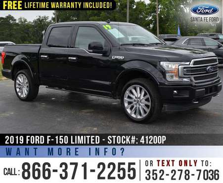 2019 Ford F150 Limited 4WD Leather Seats - Ecoboost - WiFI for sale in Alachua, FL