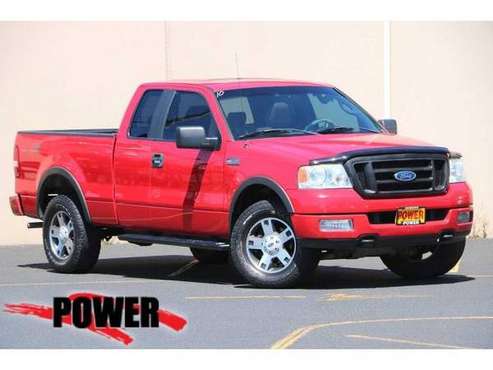 2005 Ford F150 F150 F 150 F-150 truck FX4 - Red for sale in Newport, OR