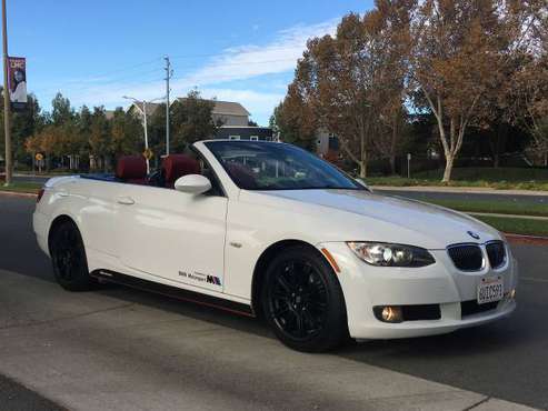 2008 BMW 328i Convertible coupe White on Red Clean Title Low Mileage... for sale in Redwood City, CA