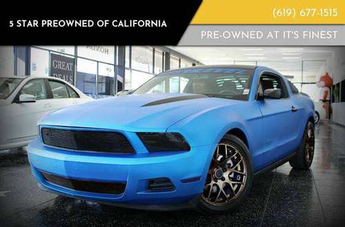 2011 Ford Mustang V6 Premium 2dr Fastback * GOOD/BAD/NO CREDIT? NO... for sale in Chula vista, CA