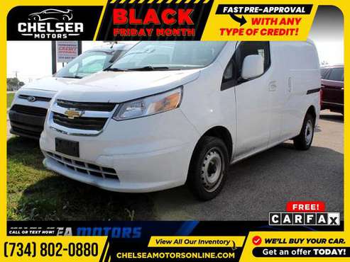 $154/mo - 2015 Chevrolet City Express 1LS 1 LS 1-LS Cargo Van - Easy... for sale in Chelsea, MI