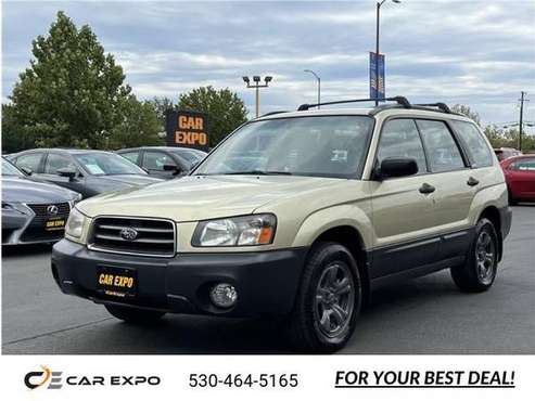 2004 Subaru Forester X Sport Utility 4D suv Sierra Gold Met/Text for sale in Sacramento , CA