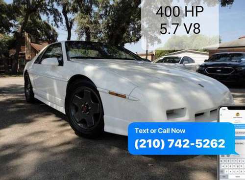 1987 Pontiac Fiero GT 2dr Coupe **MUST SEE**EXTRA CLEAN** for sale in San Antonio, TX