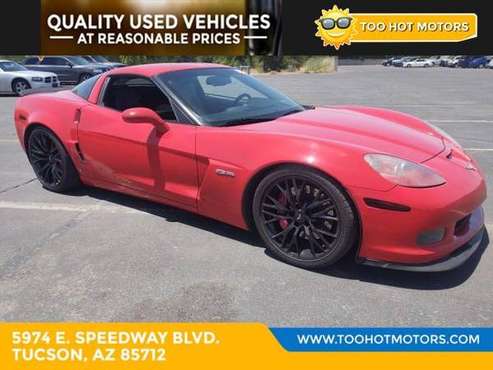 2006 Chevy Chevrolet Corvette Z06 Hardtop coupe Victory Red - cars & for sale in Tucson, AZ