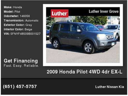 2009 Honda Pilot 4WD 4dr EX-L for sale in Inver Grove Heights, MN