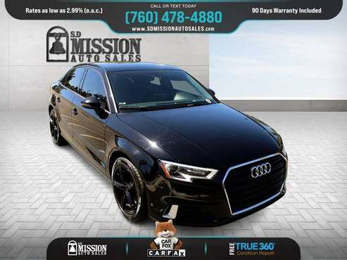 2017 Audi A3 A 3 A-3 Sedan Premium FOR ONLY 277/mo! for sale in Vista, CA