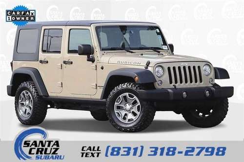 2017 Jeep Wrangler Unlimited Unlimited Rubicon - - by for sale in Capitola, CA