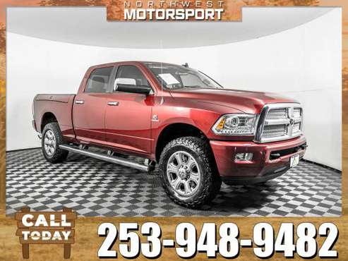 *LEATHER* 2014 *Dodge Ram* 3500 Longhorn 4x4 for sale in PUYALLUP, WA