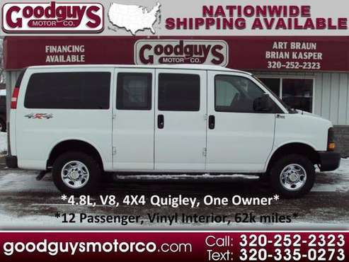 2011 Chevrolet Express Passenger 2500 135 1LS 4X4 QUIGLEY 12... for sale in Waite Park, PA