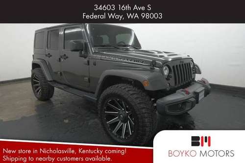 2017 Jeep Wrangler Unlimited Smoky Mountain Sport Utility 4D for sale in AK