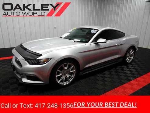 2015 Ford Mustang Fastback EcoBoost coupe Silver - cars & trucks -... for sale in Branson West, MO