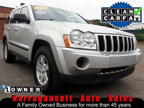 2007 Jeep Grand Cherokee 4X4 V-6 Auto Air Full Power Moonroof 122K for sale in West Warwick, MA