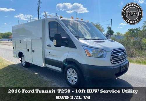 2016 Ford Transit T250 - 10ft KUV/Service Utility - RWD 3 7L V6 for sale in Dassel, MN