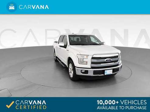 2015 Ford F150 SuperCrew Cab Lariat Pickup 4D 5 1/2 ft pickup White - for sale in Memphis, TN
