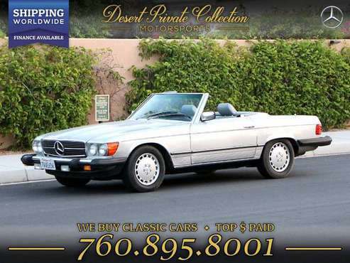 1983 Mercedes-Benz 380SL Low Miles for sale by Desert Private... for sale in Palm Desert, NY