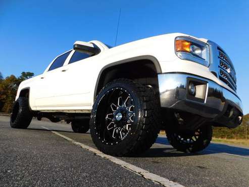 LIFTED 15 GMC SIERRA 1500 SLE CREW 22X12 NEW 33X12.50 RT'S *75K... for sale in KERNERSVILLE, NC