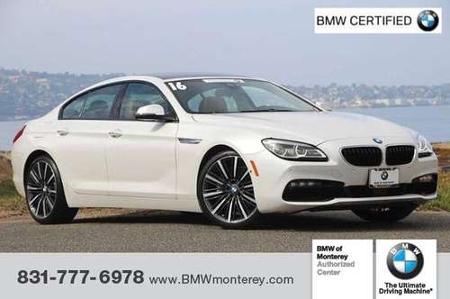 2016 BMW 650i Gran Coupe 4dr Sdn 650i RWD Gran Coupe for sale in Seaside, CA