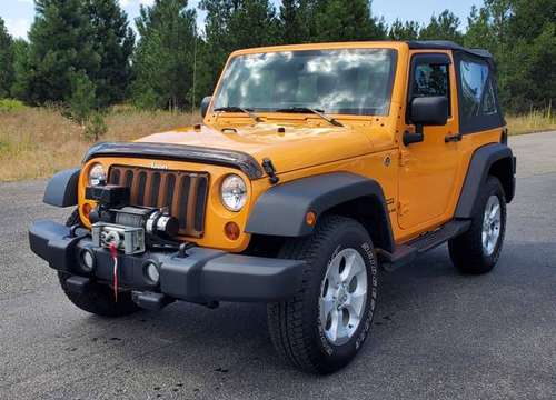 2012 Jeep Wrangler Sport 4x4 six speed manual only (29K miles) for sale in Athol, WA