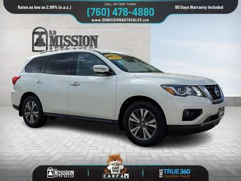 2017 Nissan Pathfinder SL FOR ONLY 277/mo! - - by for sale in Vista, CA