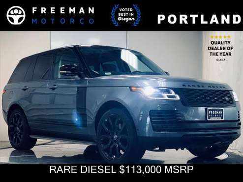 2020 Land Rover Range Rover 4x4 4WD HSE TD6 Diesel Tow Pkg Adaptive for sale in Portland, OR