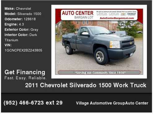 2011 Chevrolet Silverado 1500 Work Truck for sale in Wayzata, MN