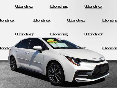 Certified Pre-Owned 2020 Toyota Corolla XSE Sedan at WONDRIES TOYOTA for sale in ALHAMBRA, CA