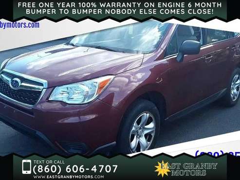 2016 Subaru Forester 25i 25 i 25-i AWDWagon CVT FOR ONLY - cars & for sale in East Granby, CT