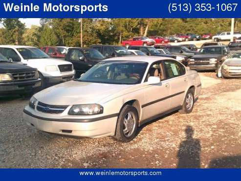 2003 CHEVROLET Impala Base **ZERO DOWN FINANCING AVAILABLE**2006 AND... for sale in Cleves, OH