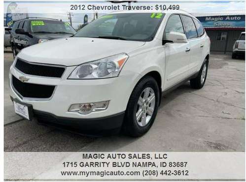 ! Third Row Seat 2012 Chevrolet Traverse LT ! for sale in Nampa, ID