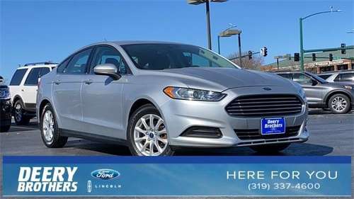 2016 Ford Fusion S for sale in Iowa City, IA