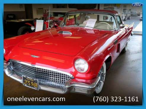 1957 Ford thunderbird for Only 37, 900 - - by dealer for sale in Palm Springs, CA