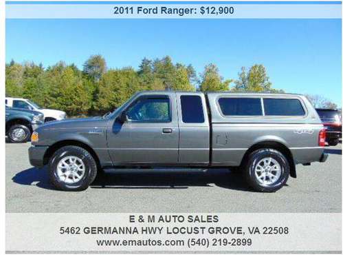 2011 Ford Ranger XLT 1 Owner for sale in LOCUST GROVE, NC