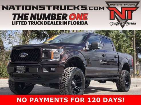 2019 FORD F150 XLT SPORT Super Crew 4X4 LIFTED TRUCK - LOW LOW MILES for sale in Sanford, FL